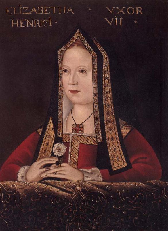 unknow artist Elizabeth of York,Queen of Hery Vii Norge oil painting art